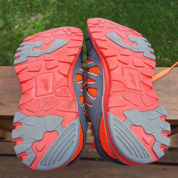 Women's Avia grey and orange shoes size 7 - Picture 5 of 8